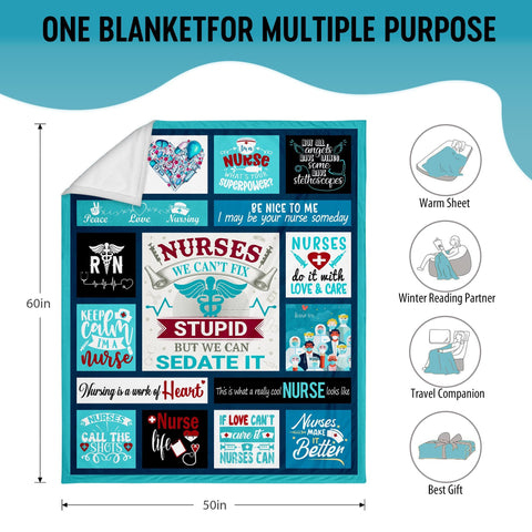 Velivn Nurses Week blanket on bed ready to celebrate appreciation and cozy moments.