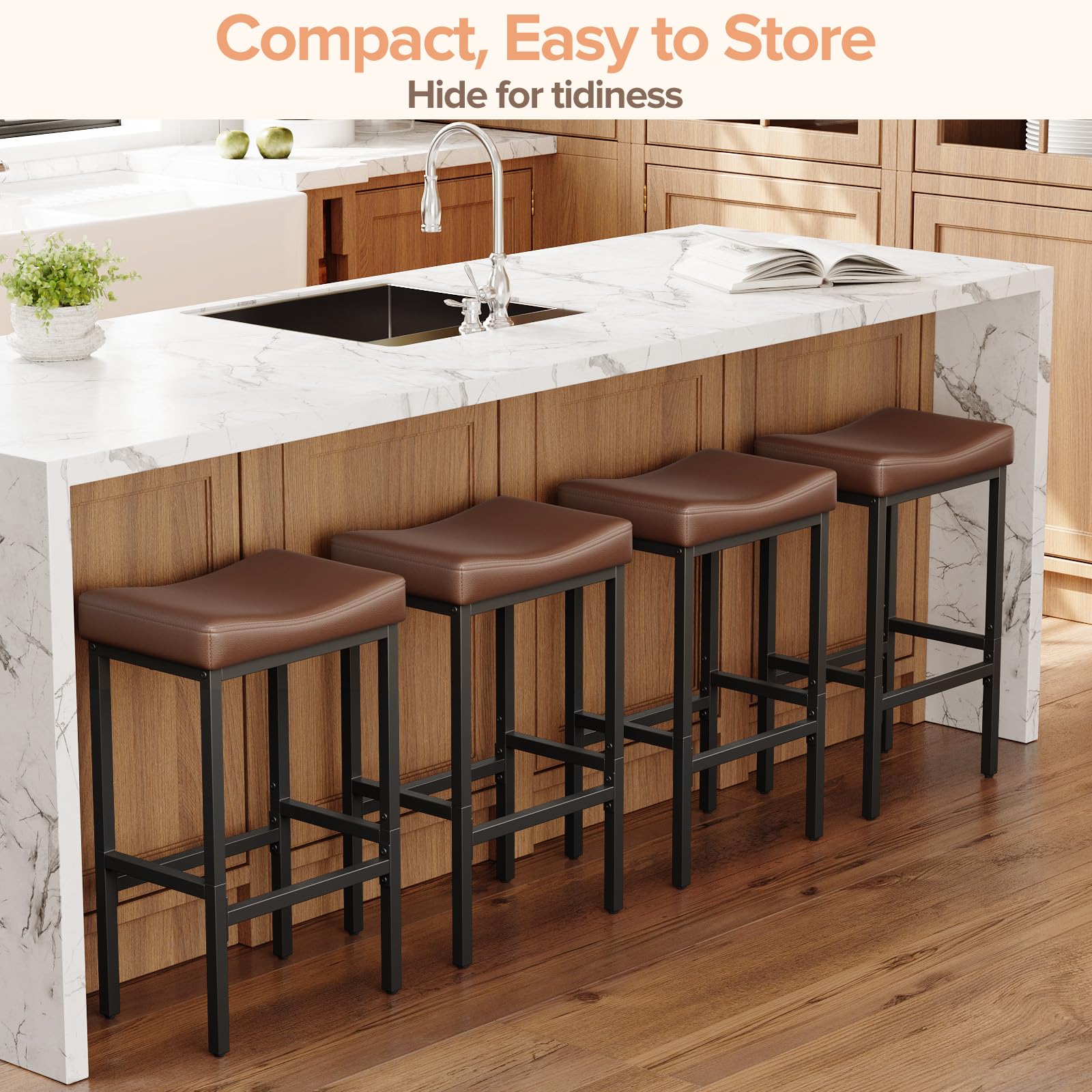 Vellorise bar stool packaging and assembly, quick setup in minutes