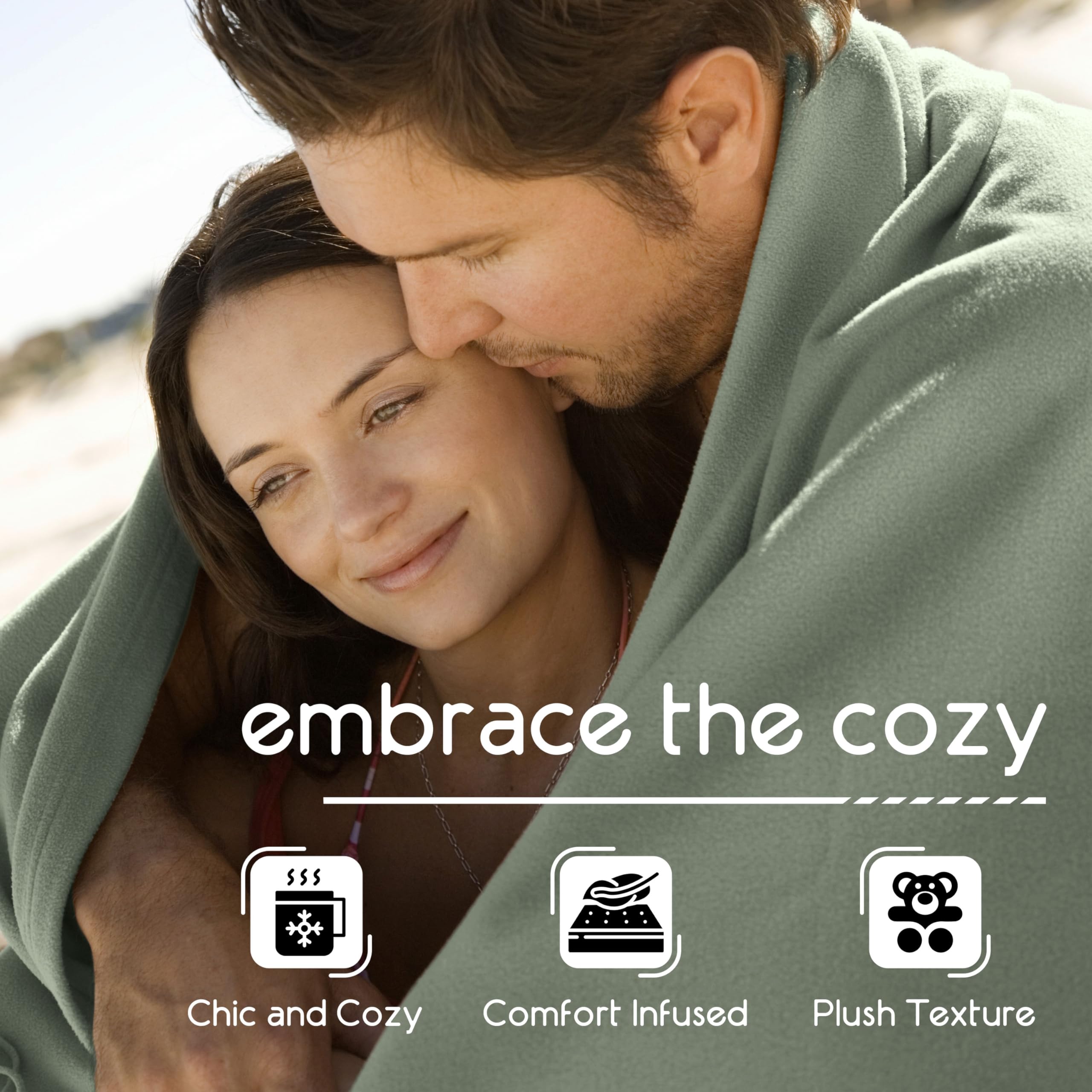 Vellux Original Queen Blanket showing durable stitching for daily use.