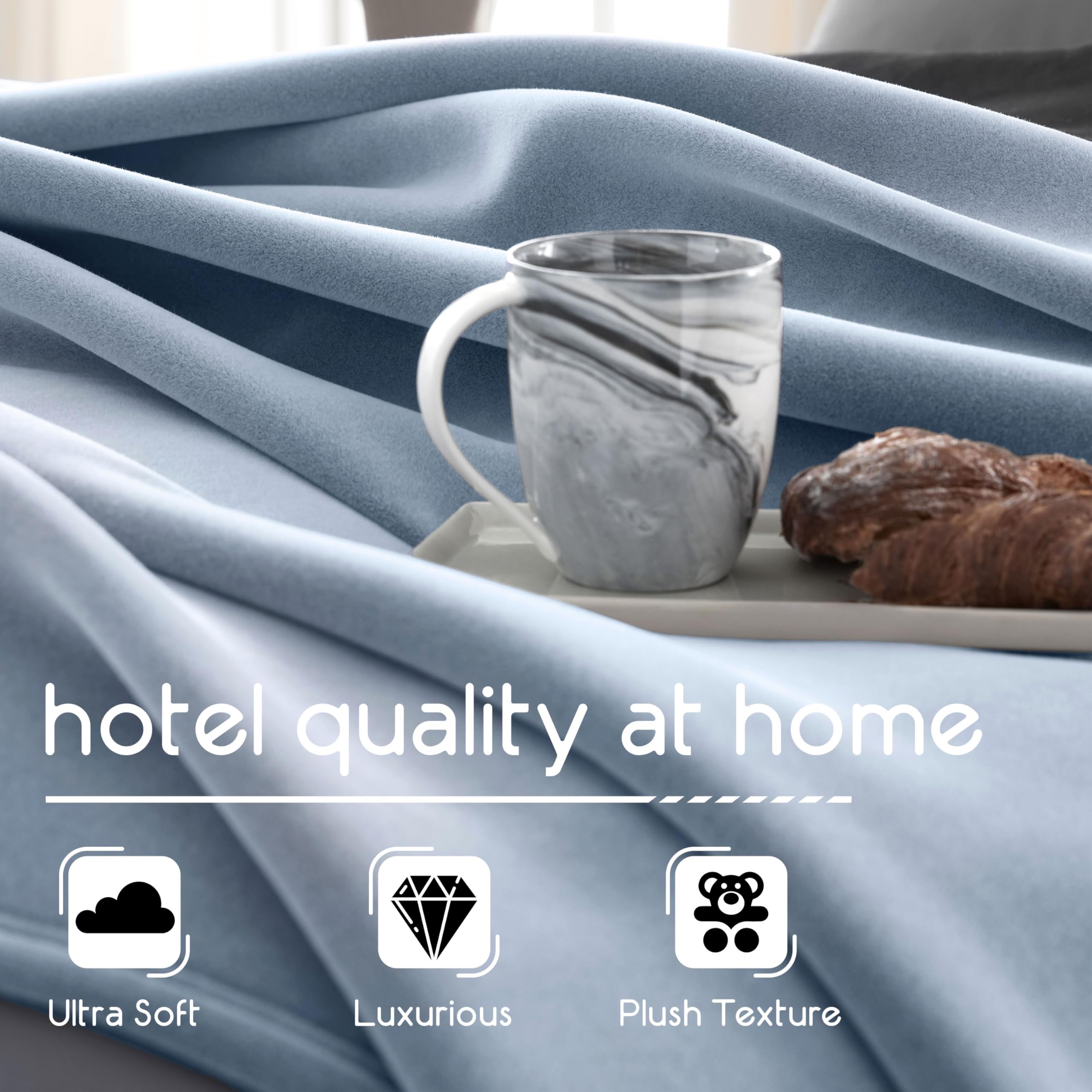 Vellux Original Blanket spread neatly on a bed