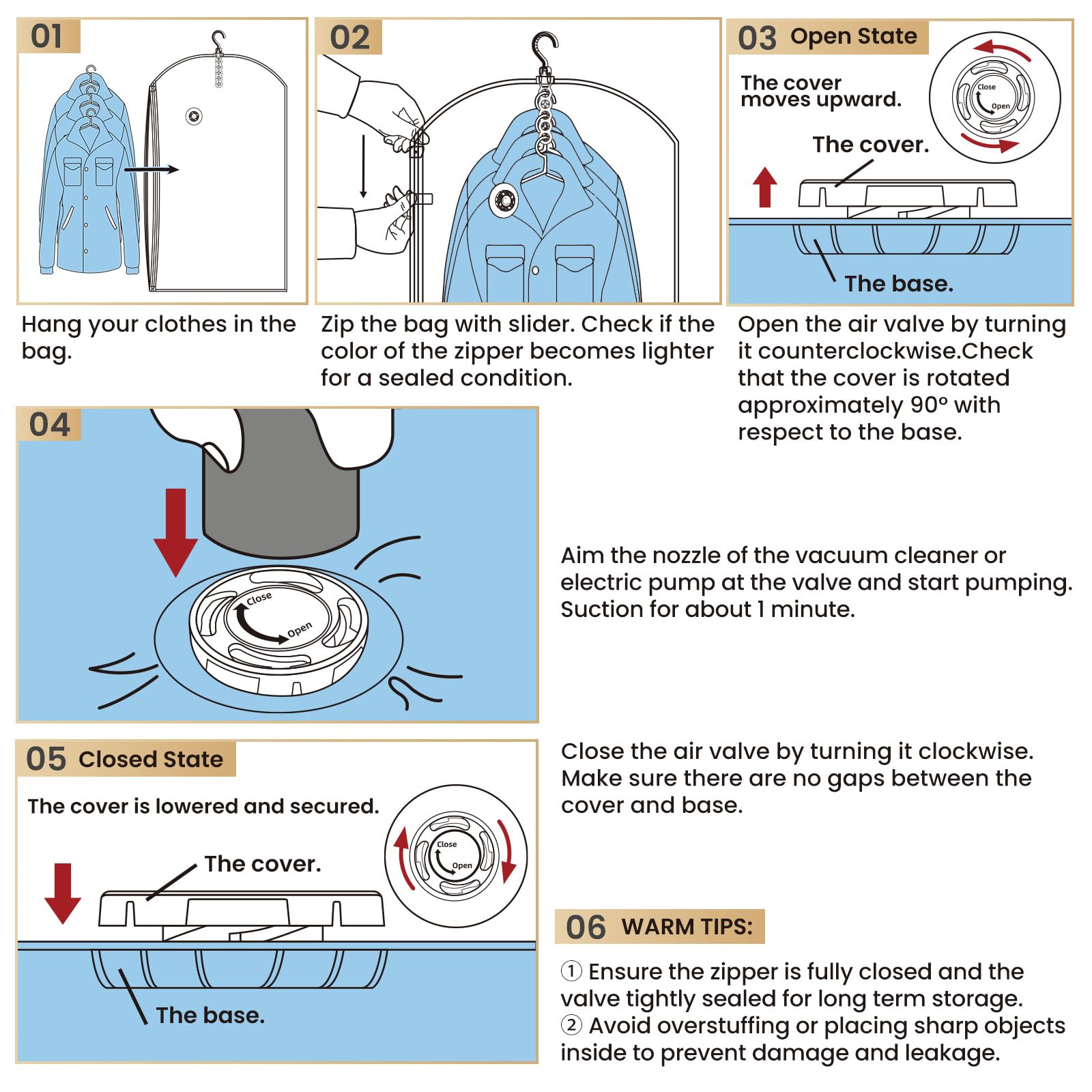 VELMADE closet-friendly solution for moving and seasonal wardrobe organization