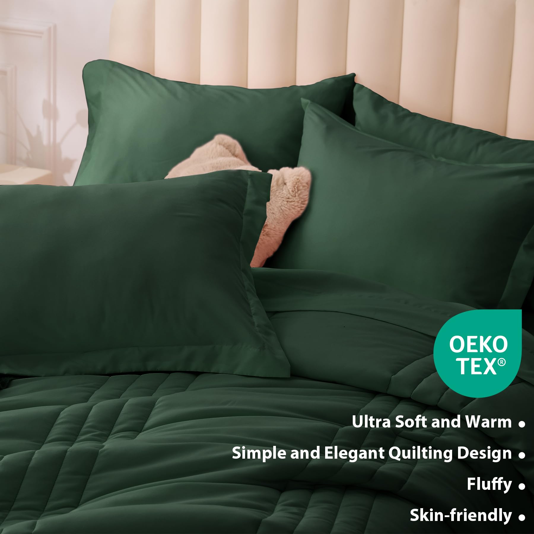 Velorose 7-piece bed in a bag layout with all pieces shown