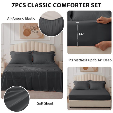 Velorose fitted sheet with deep-pocket design fits most mattresses securely.