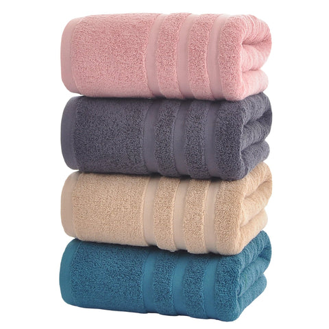 Velqora 4-pack flatlay showing soft cotton and generous size for daily use