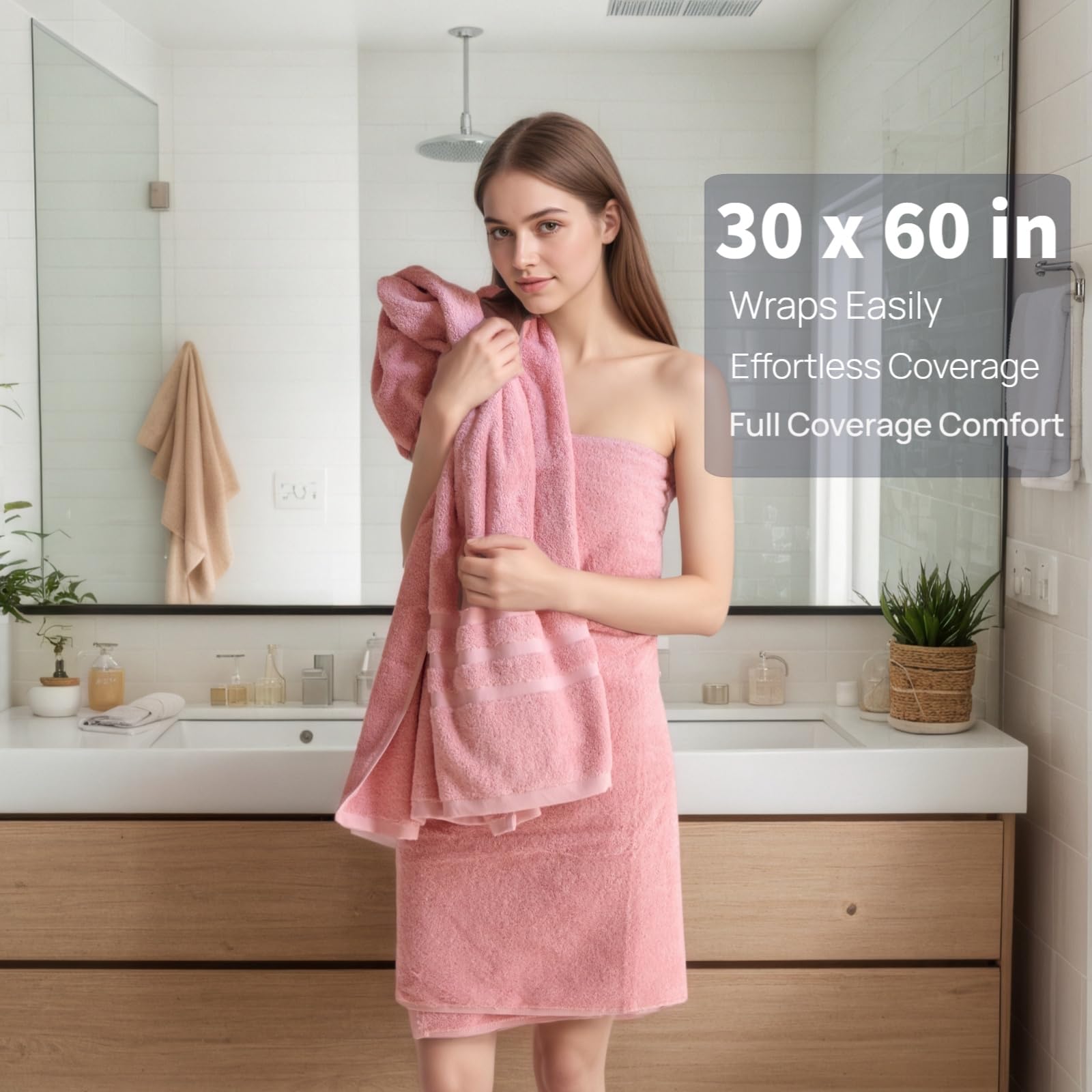 Velqora towel close-up highlighting soft, absorbent cotton terry loops