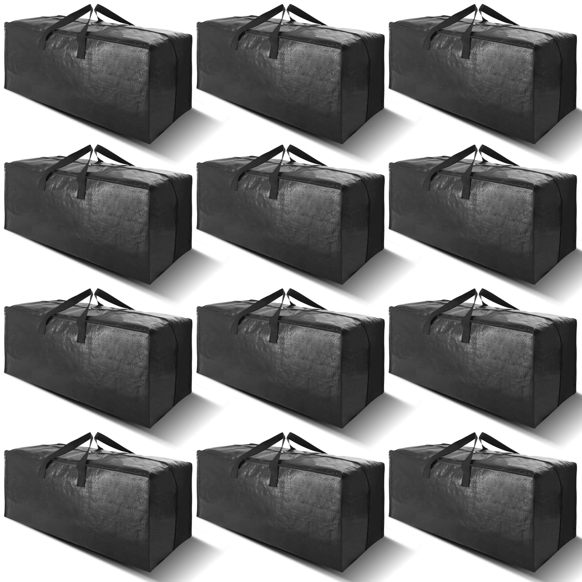 VELVETSURE 12-pack moving bags laid out for bulk storage and versatile packing.