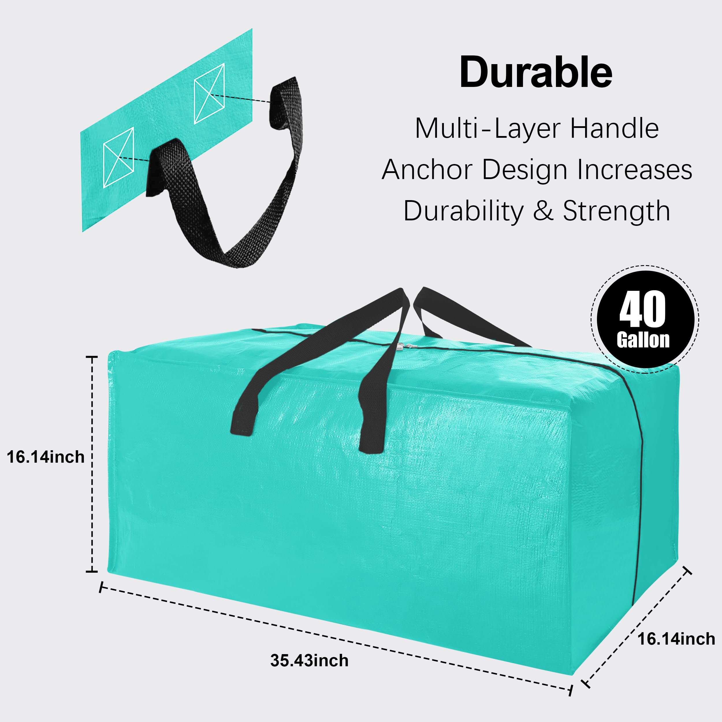VELVETSURE bag showing reinforced handles and straps for heavy loads.