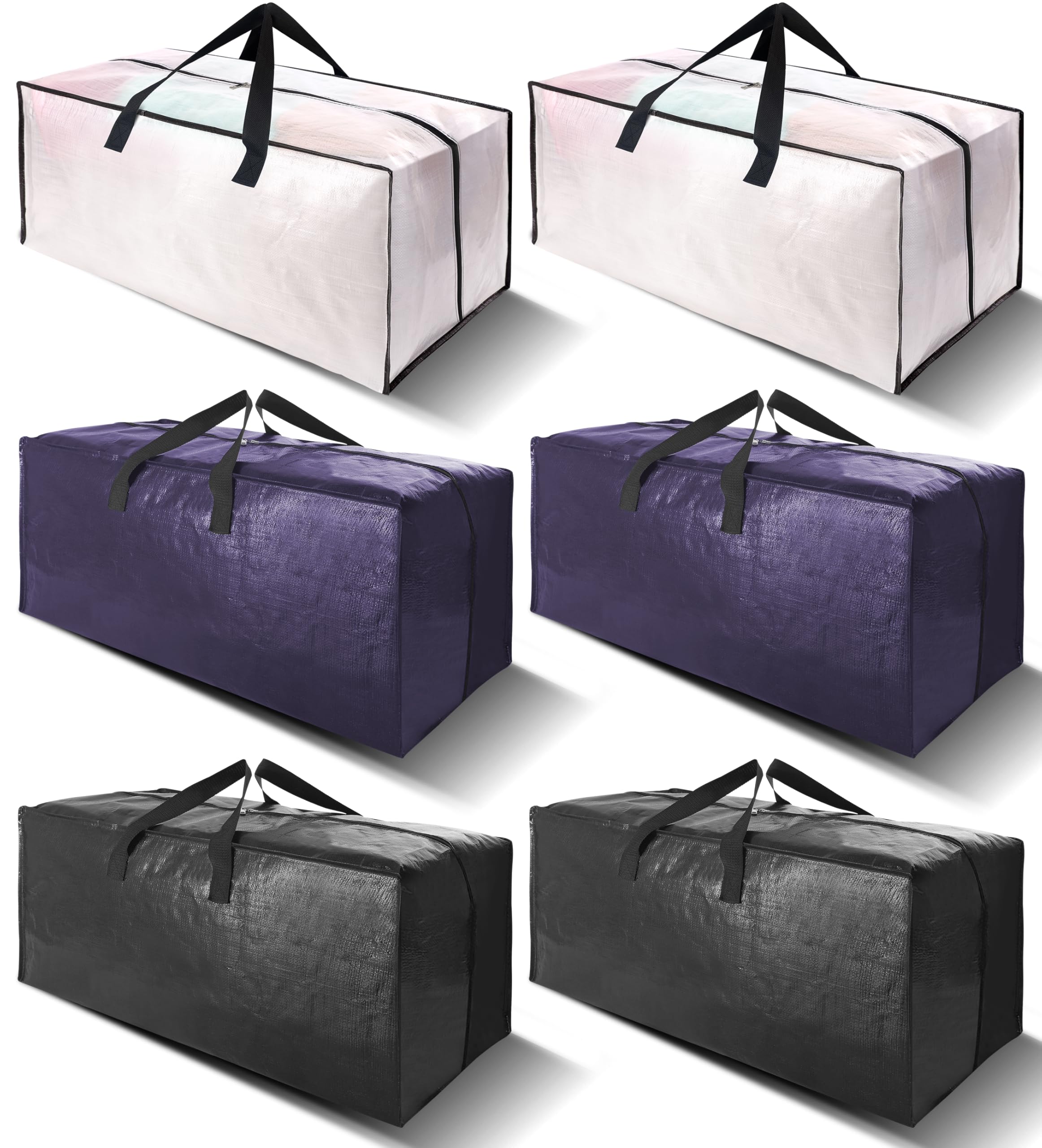 VELVETSURE 6-pack heavy-duty moving bags for organized transport and easy packing.