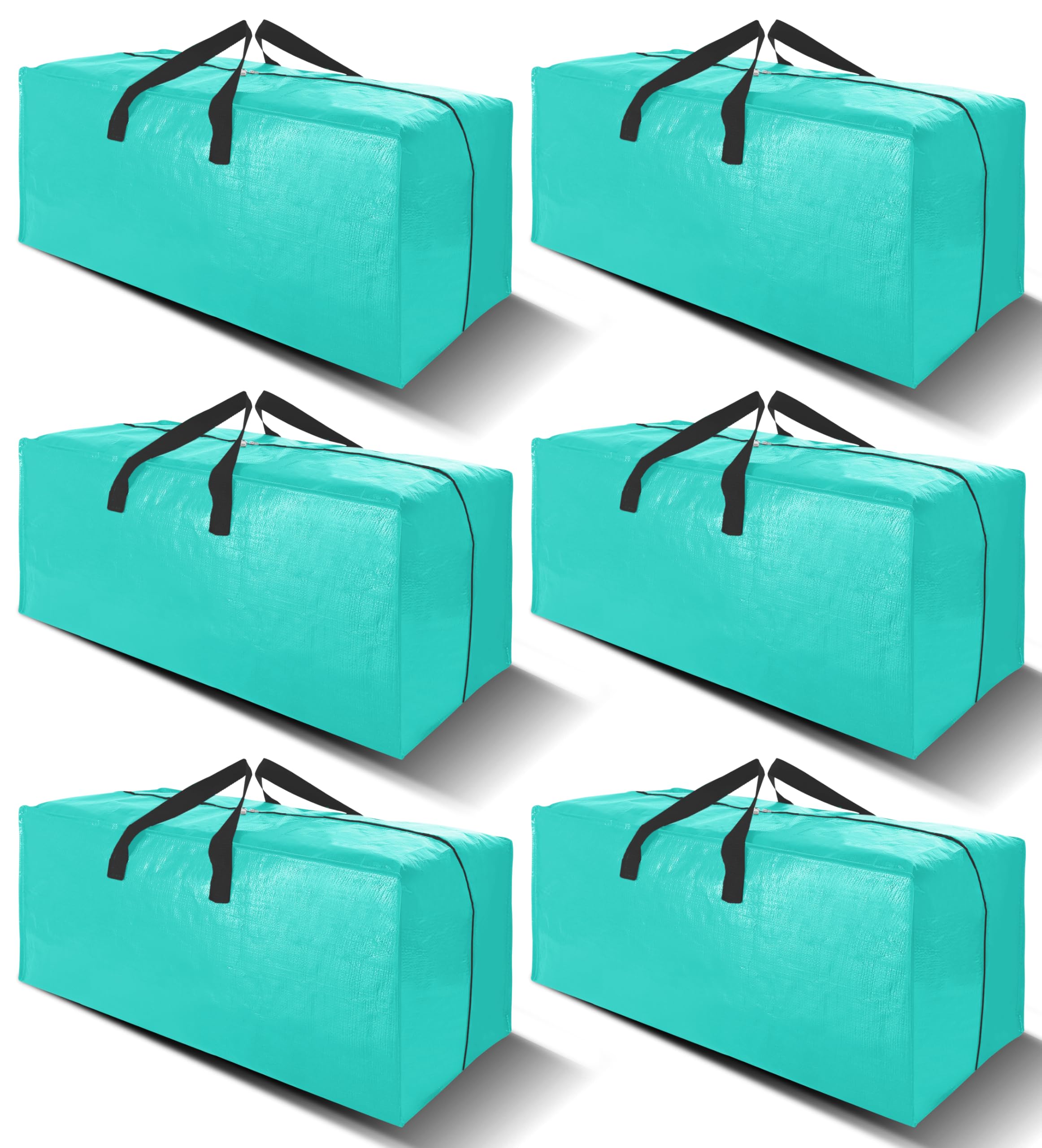 VELVETSURE 6-pack moving bags with backpack straps for easy transport.