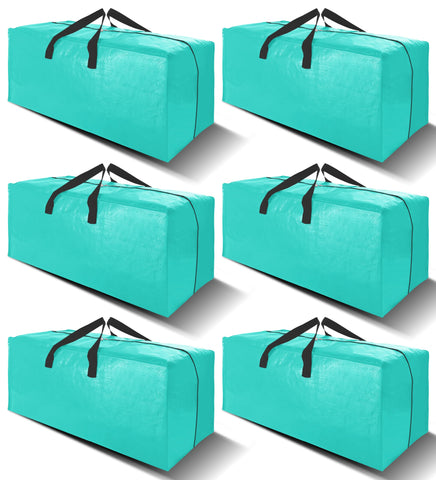 VELVETSURE 6-pack moving bags with backpack straps for easy transport.