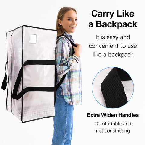 VELVETSURE reinforced zippers endure frequent use during moves