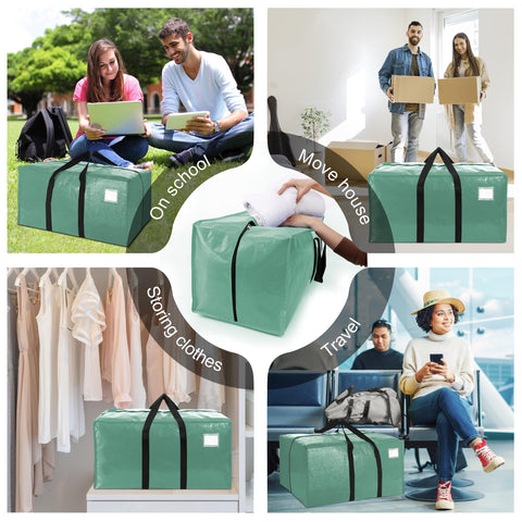 VELVETSURE dorm move setup illustrates versatile packing and stacking.