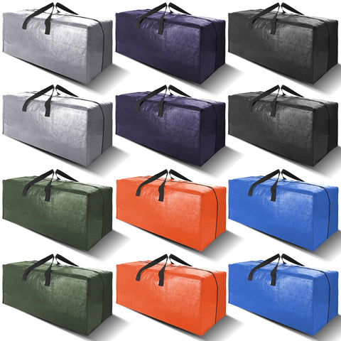 VELVETSURE extra-large moving bag full load ready for large wardrobe or bedding transport.