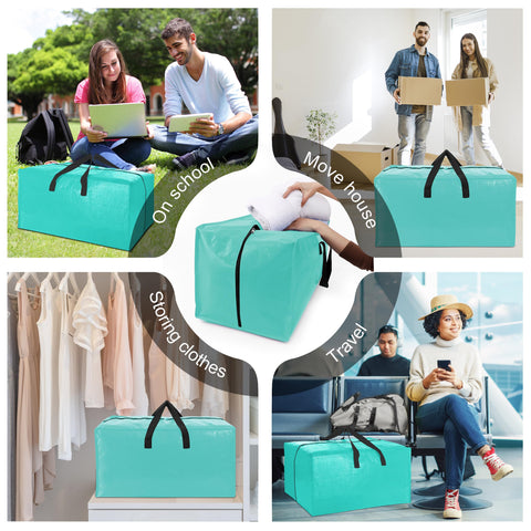VELVETSURE bags folded flat to save space when not in use.