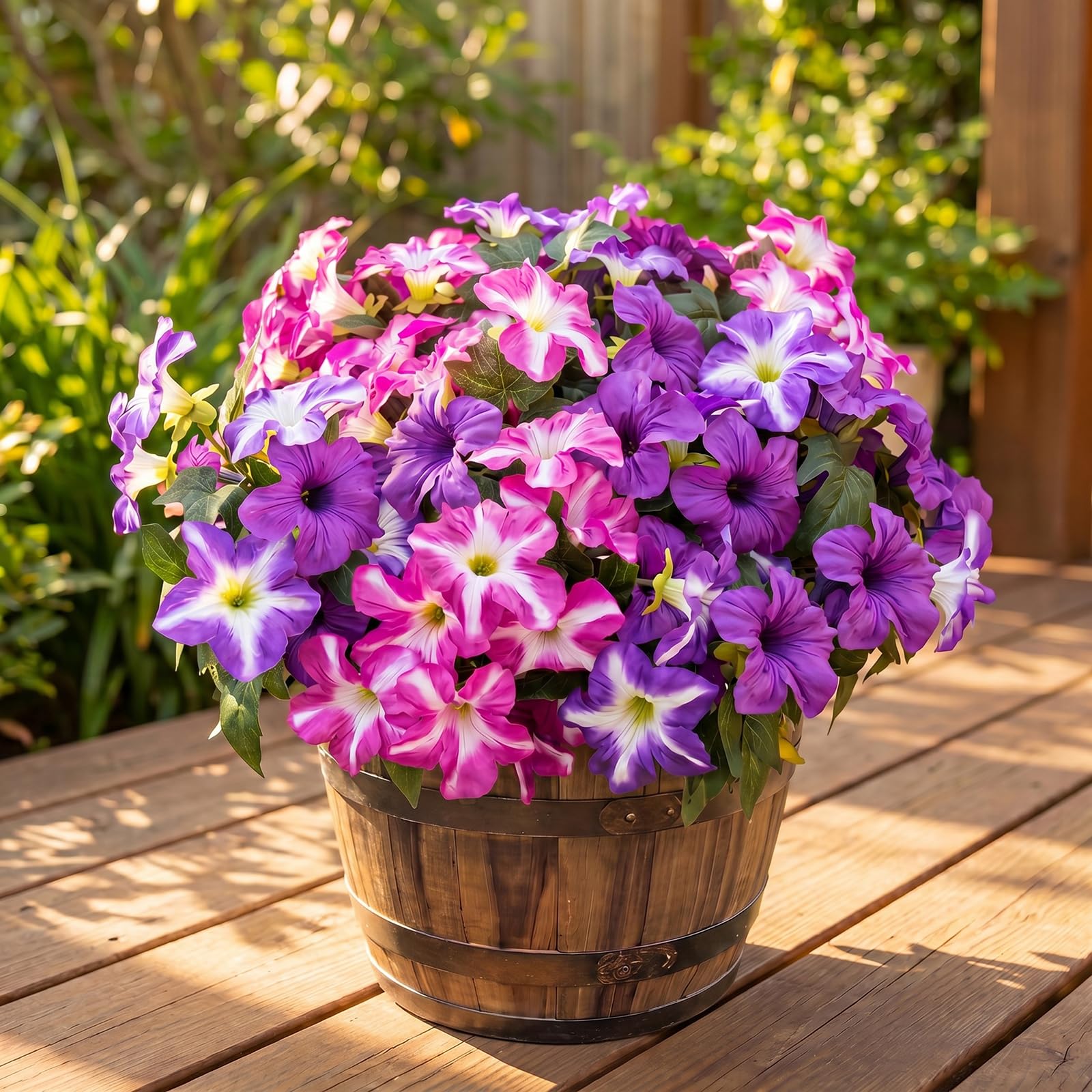 Vemander petunia indoor-outdoor decor that requires no maintenance