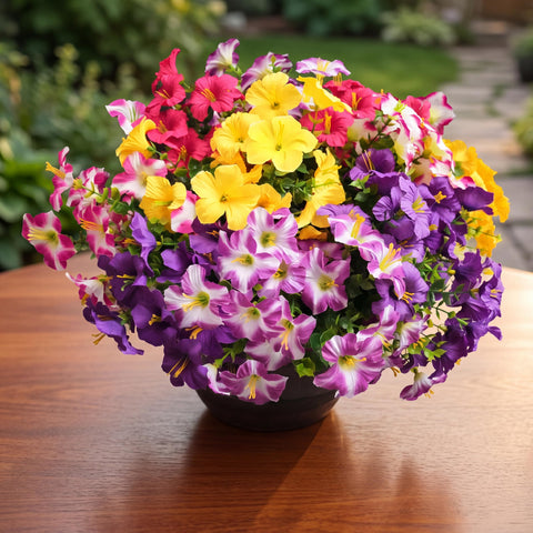 Vemander UV-resistant leaves and sturdy stems enable all-weather use.