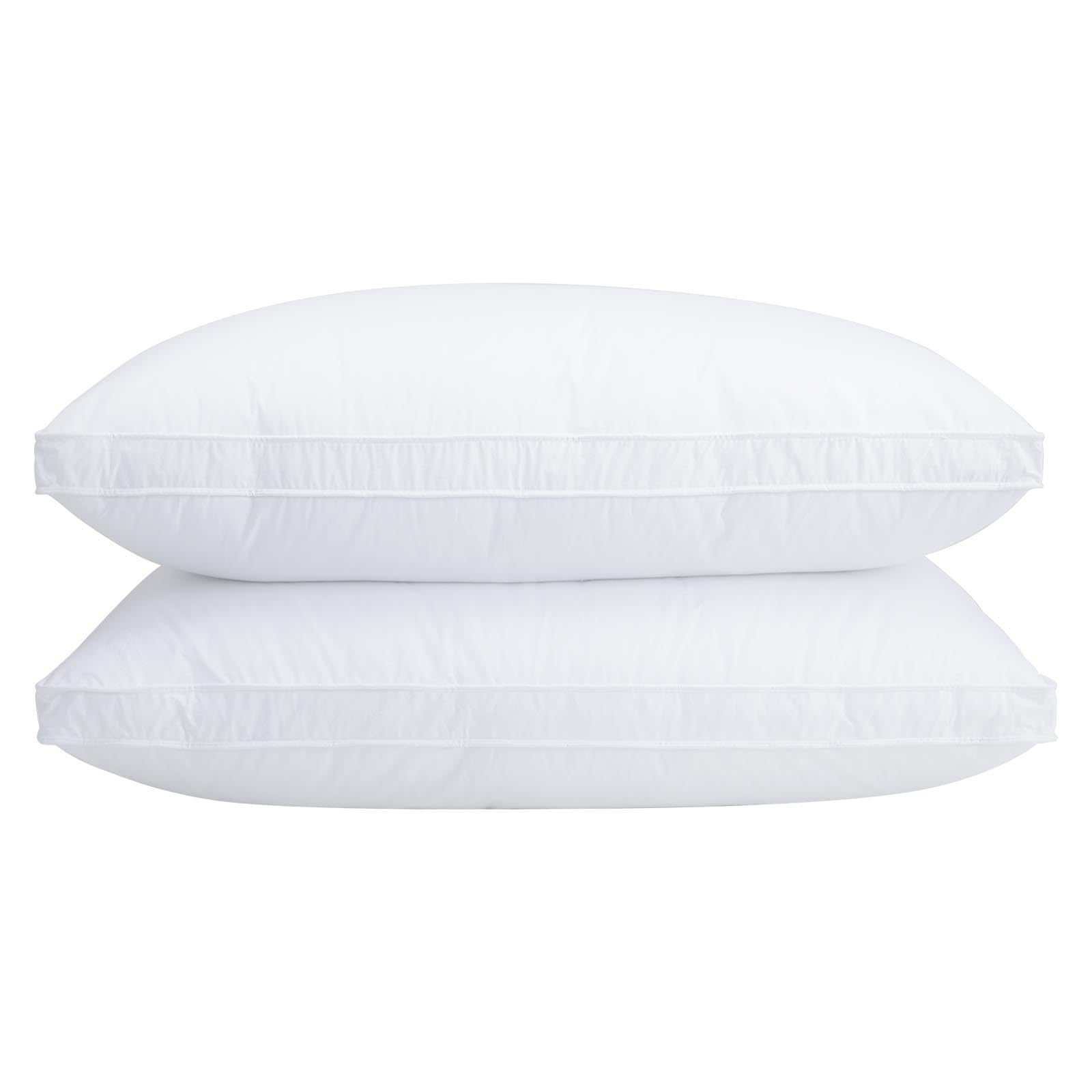 Vendare set of 2 standard pillows for a shared bed with balanced support.