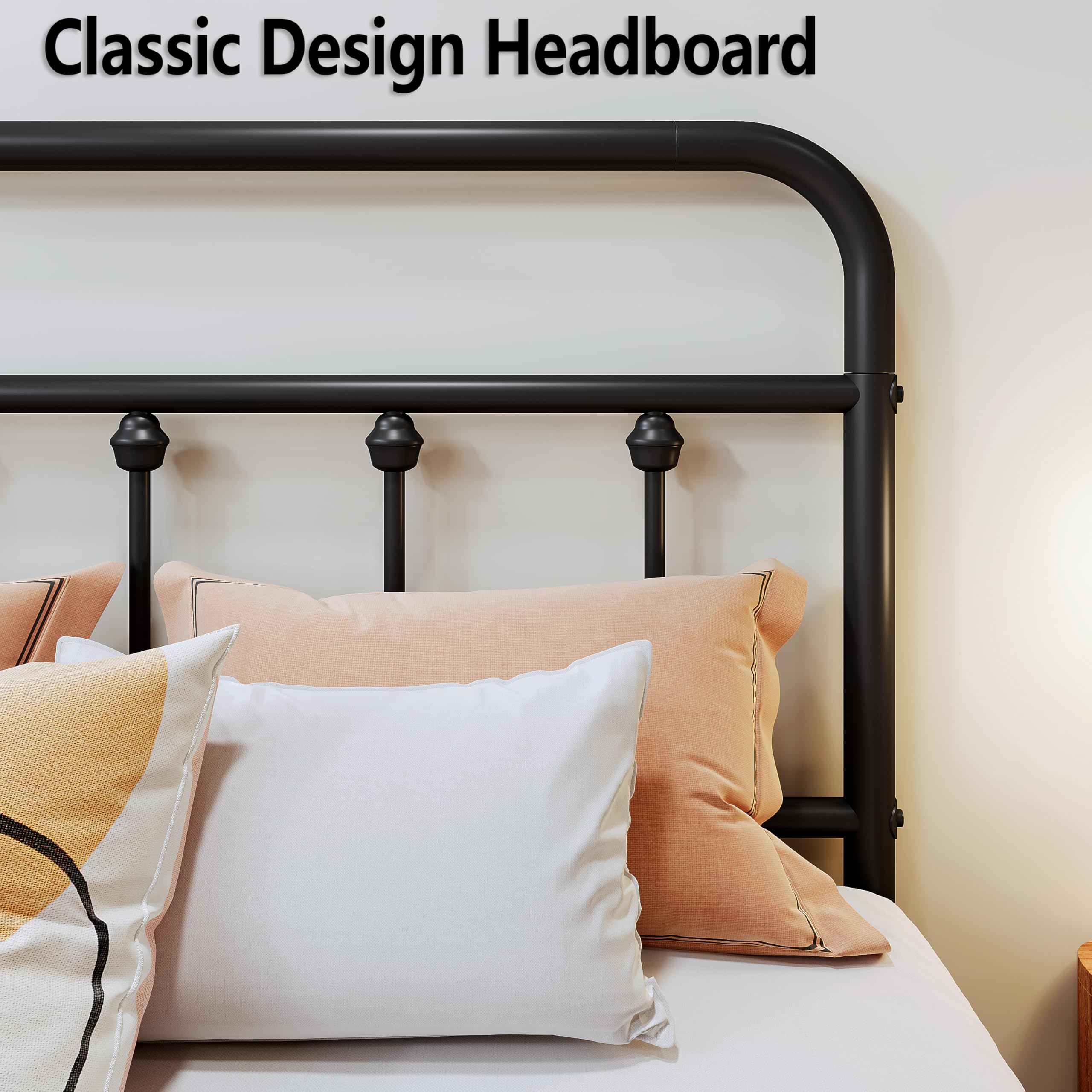Vengarus bed frame with easy assembly and numbered parts.