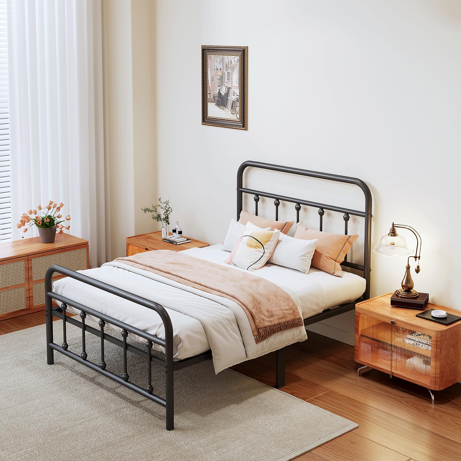 Vengarus Victorian-curves add romantic appeal to your bedroom.
