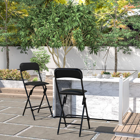 VENI HOME versatile black stool suitable for dining, cafe, or workspace settings.