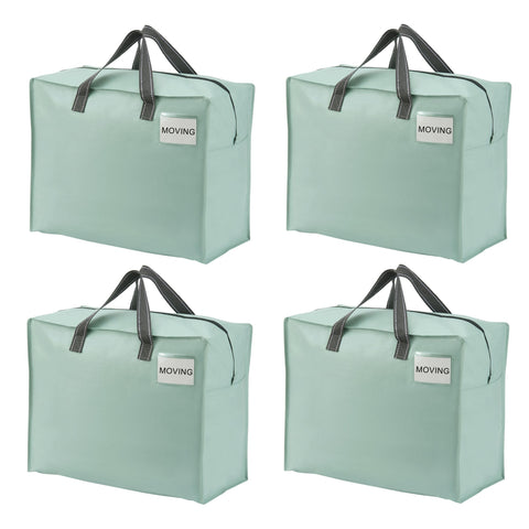 VENO 4-pack heavy duty moving bags with top zipper for organized packing