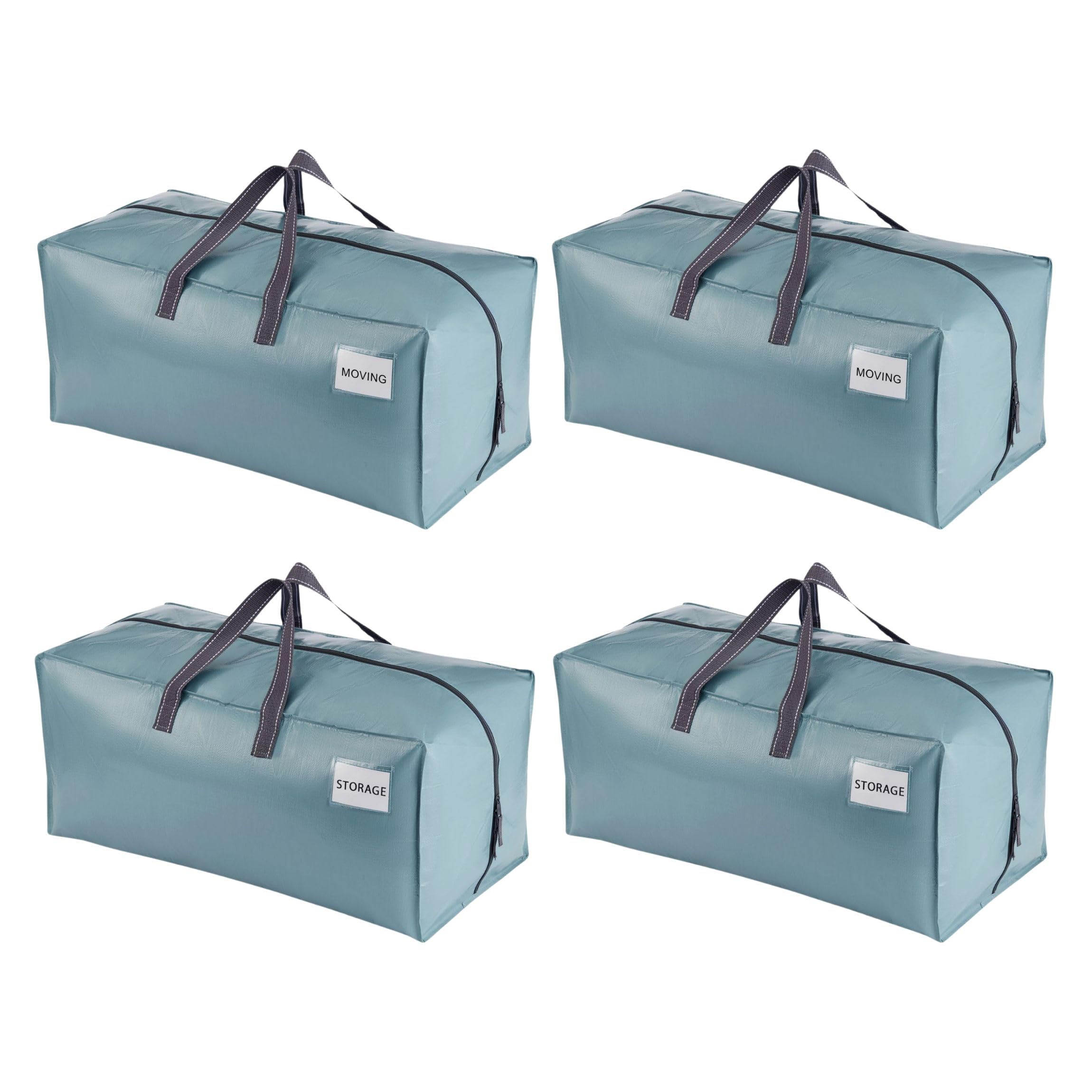 VENO 4-pack heavy duty moving bags with backpack straps for easy dorm moves.
