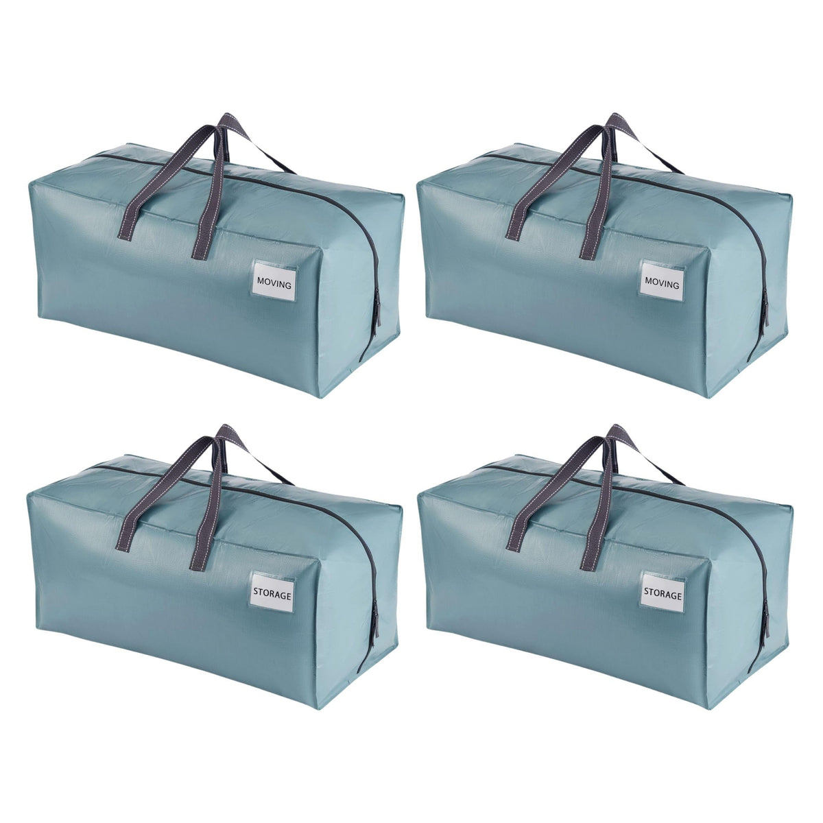 VENO 4-pack heavy duty moving bags with backpack straps for easy dorm moves.
