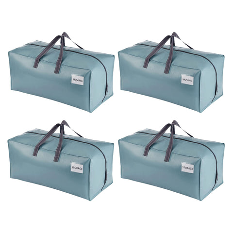 VENO 4-pack heavy duty moving bags with backpack straps for easy dorm moves.