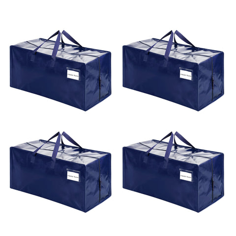 VENO 4-pack heavy-duty moving bags with straps for durable dorm moves.