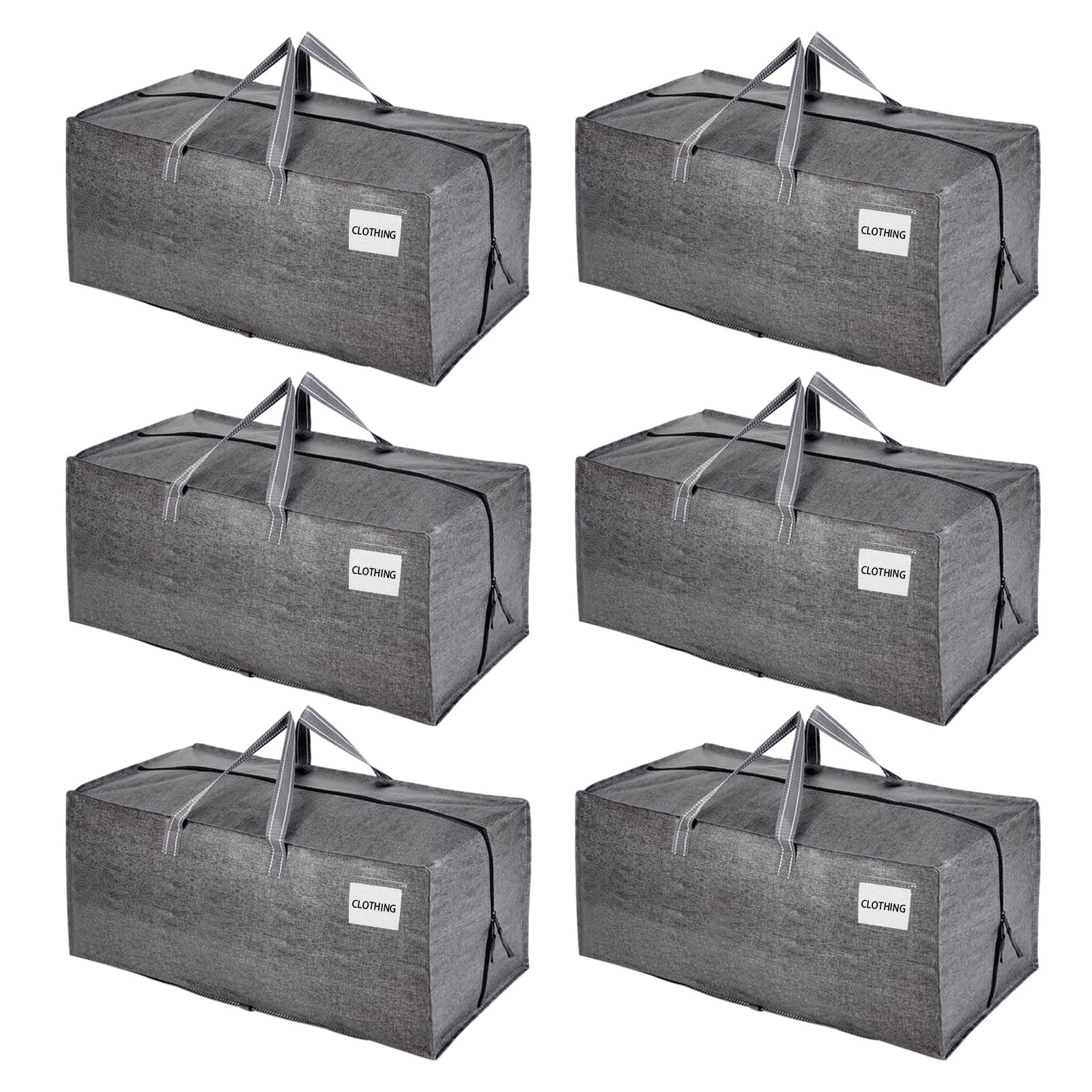 VENO 6-pack heavy-duty moving bags with backpack straps for hands-free dorm moves.