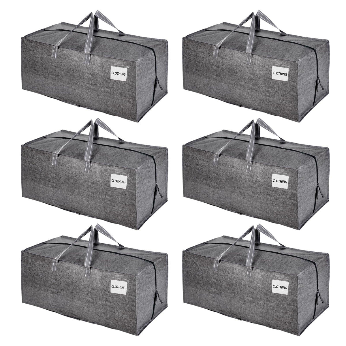 VENO 6-pack heavy-duty moving bags with backpack straps for hands-free dorm moves.