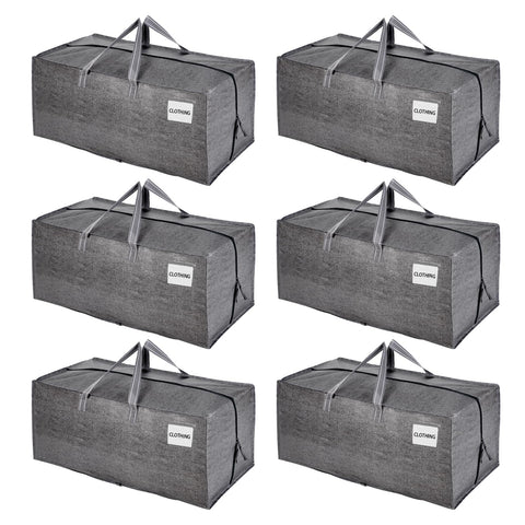 VENO 6-pack heavy-duty moving bags with backpack straps for hands-free dorm moves.