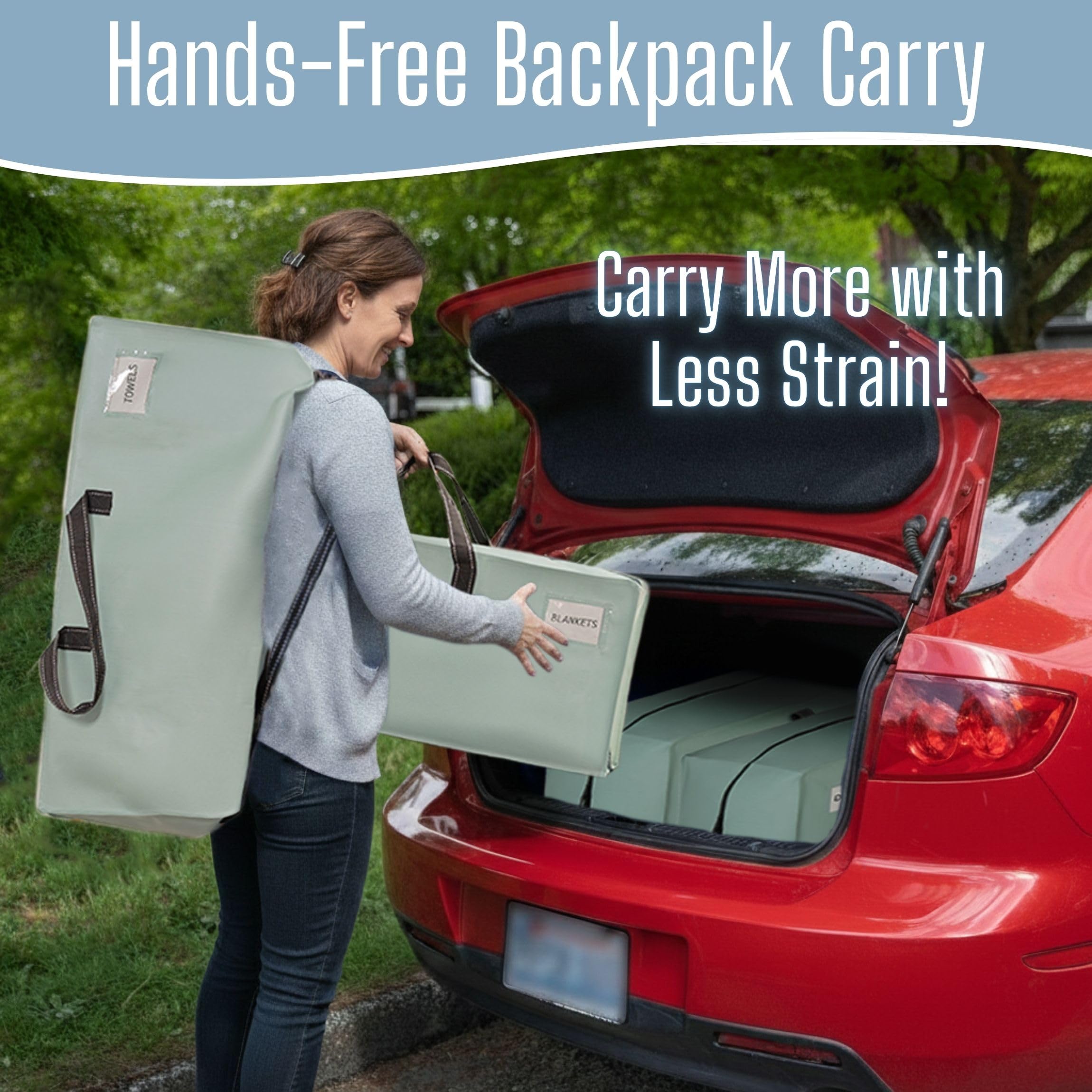VENO six-pack bags with sturdy zippers for reliable packing.