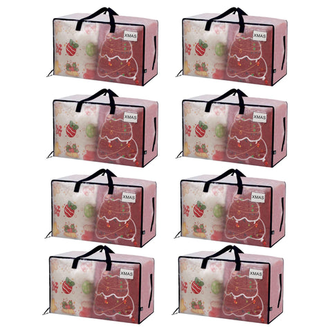 VENO 8 Pack Clear Extra Large Bags for easy loading and reuse.