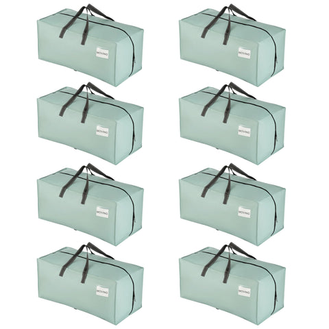 VENO 8-pack heavy-duty moving bags with backpack straps for hands-free dorm moves.