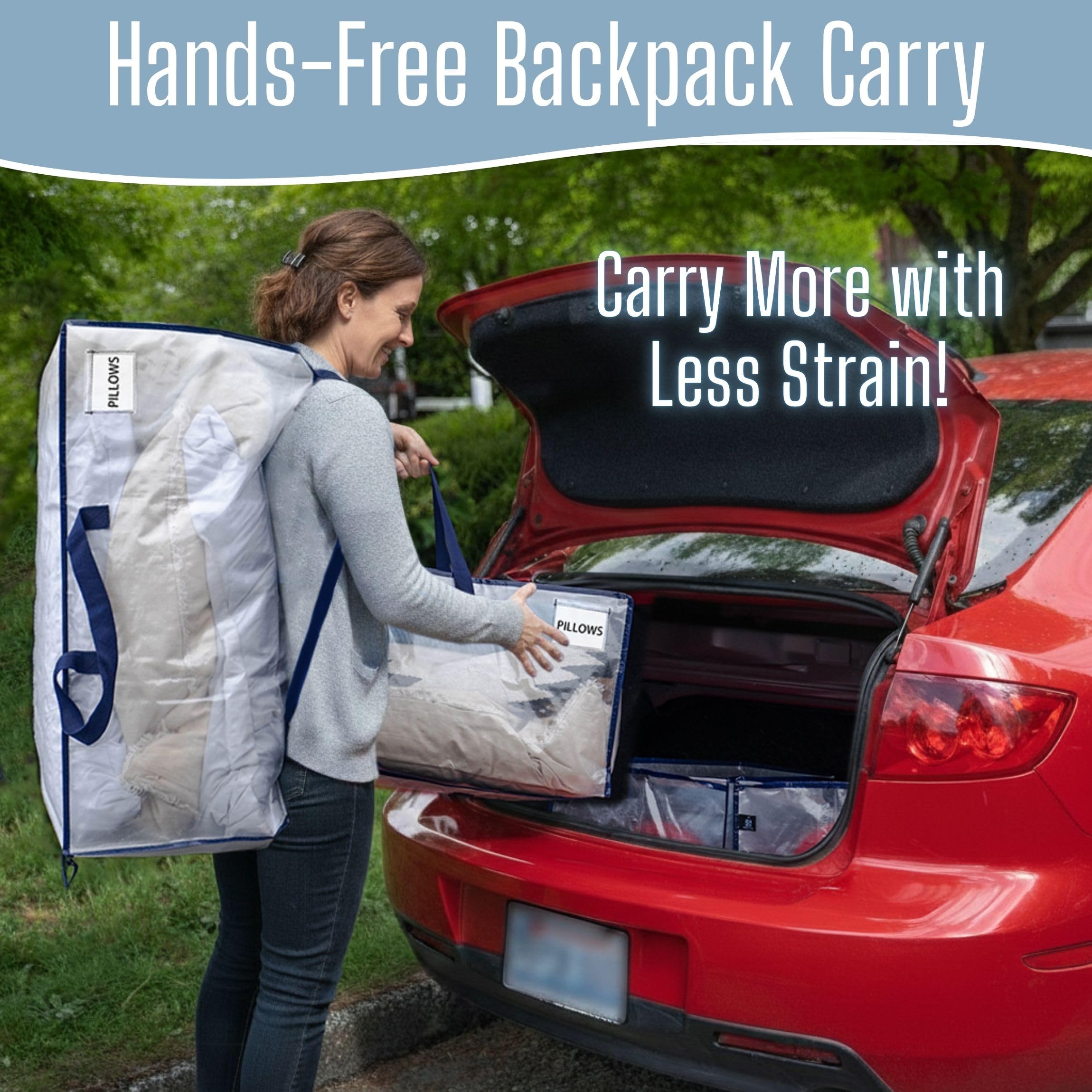 VENO 8 Pack with heavy-duty zippers for secure closures.