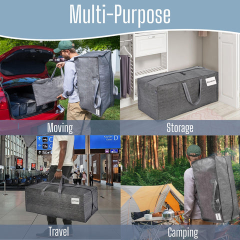 VENO durable bags for clothes and bedding during relocation.