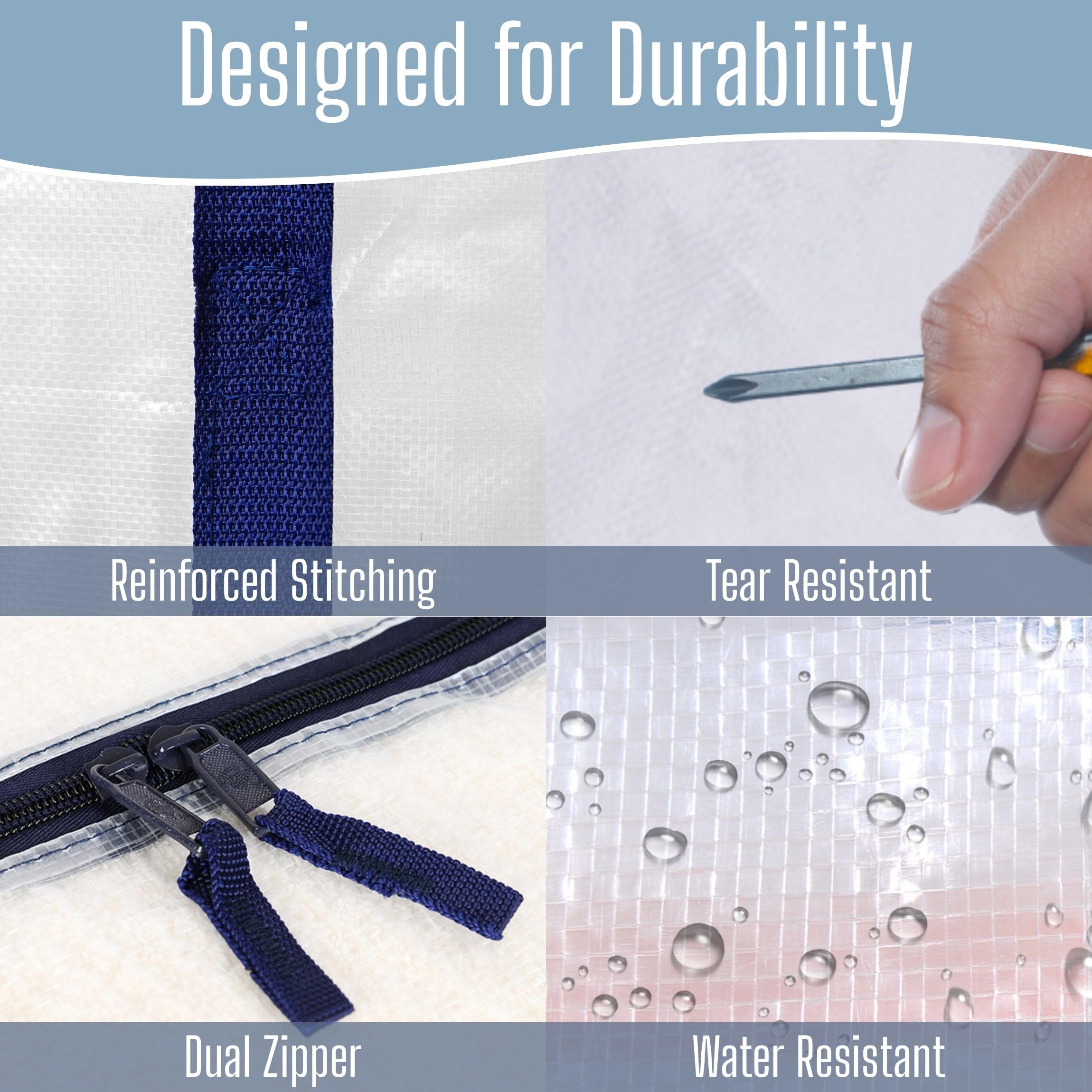 VENO extra-large capacity bag ideal for bulky items like bedding and coats.