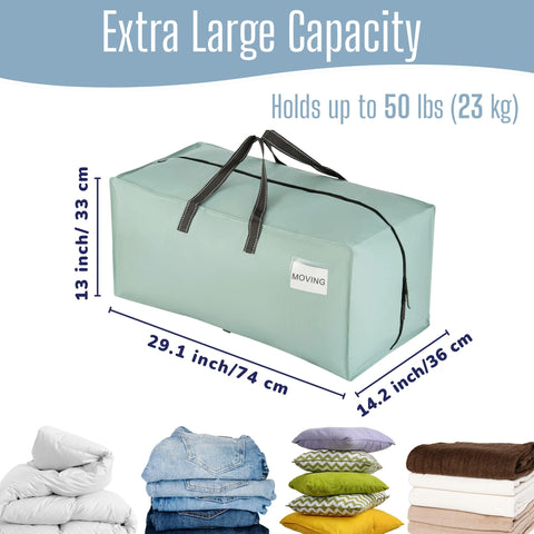 VENO extra-large capacity bag ideal for bulky items and fewer trips.