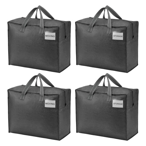 VENO heavy-duty moving bag with top zipper keeping seasonal storage organized.