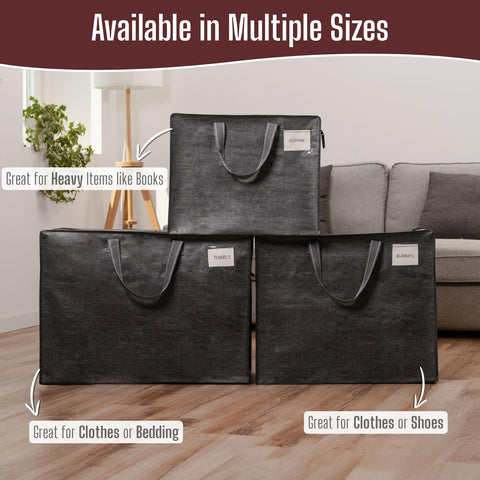 VENO large-capacity tote suitable for blankets, pillows, and towels.