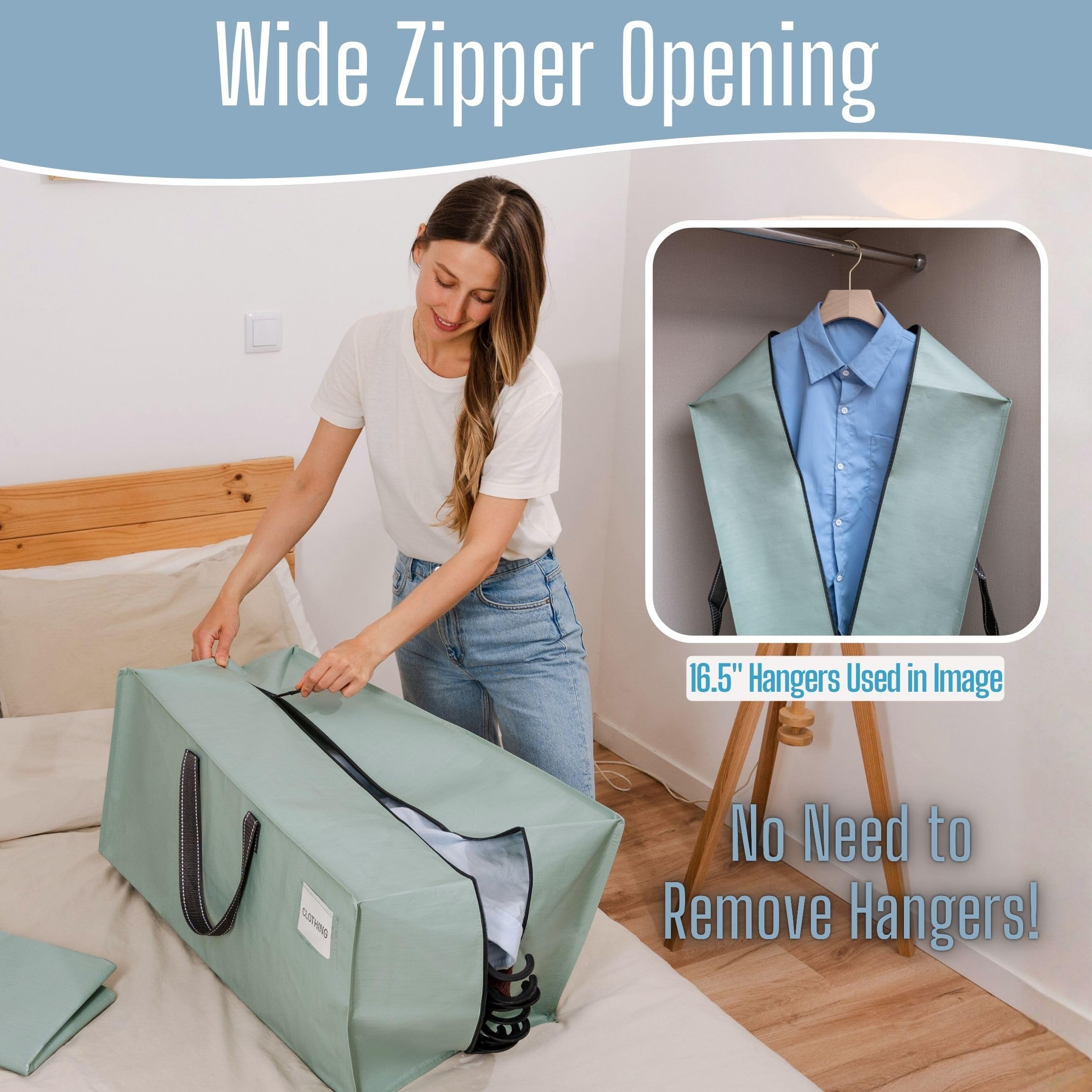 VENO multi-purpose storage bags suitable for clothes, bedding, and dorm essentials.