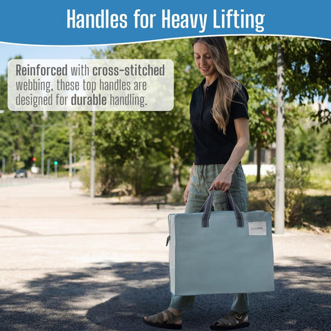 VENO reinforced handles provide durable support for heavy loads.