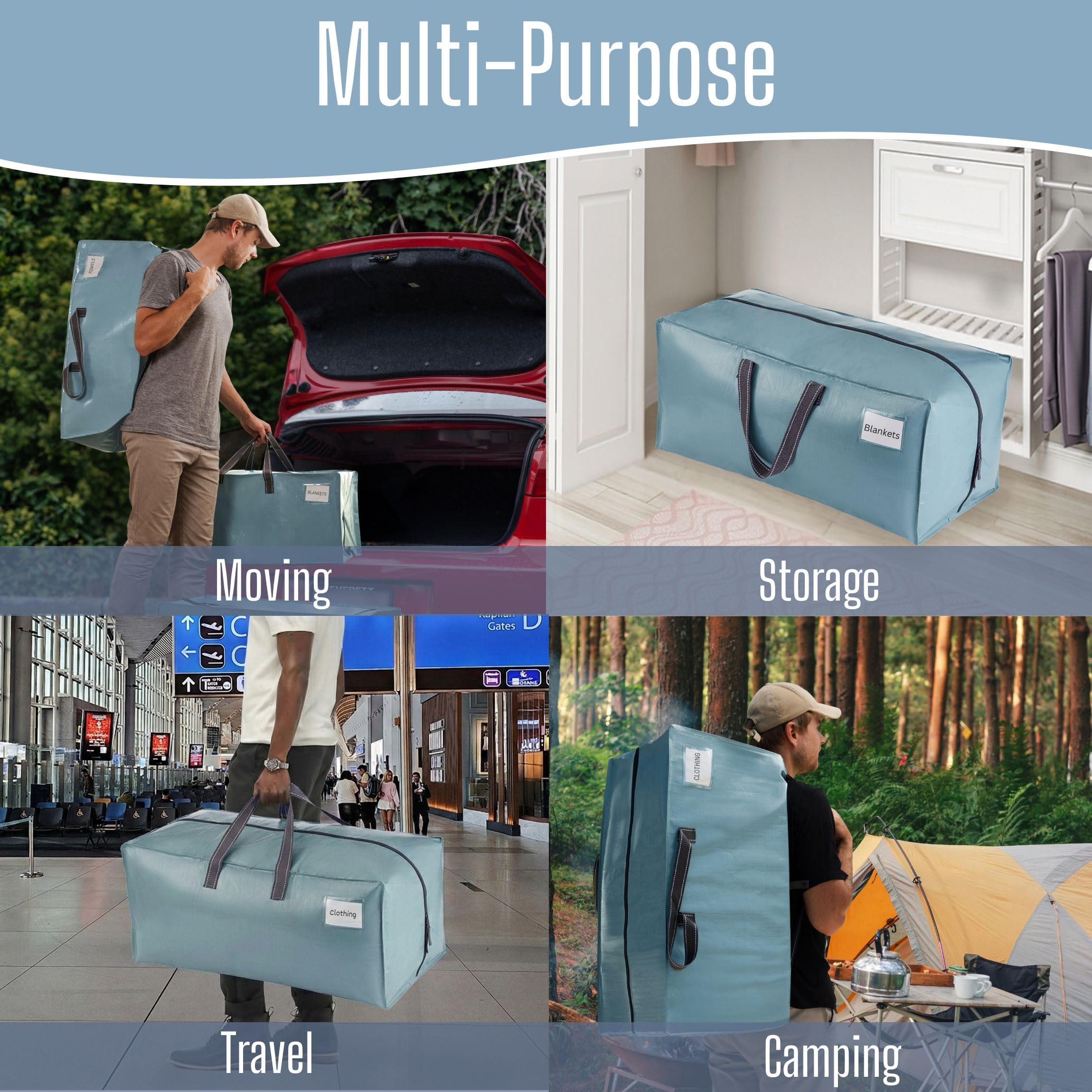 VENO sturdy material construction ensures long-lasting performance in moving and storage.