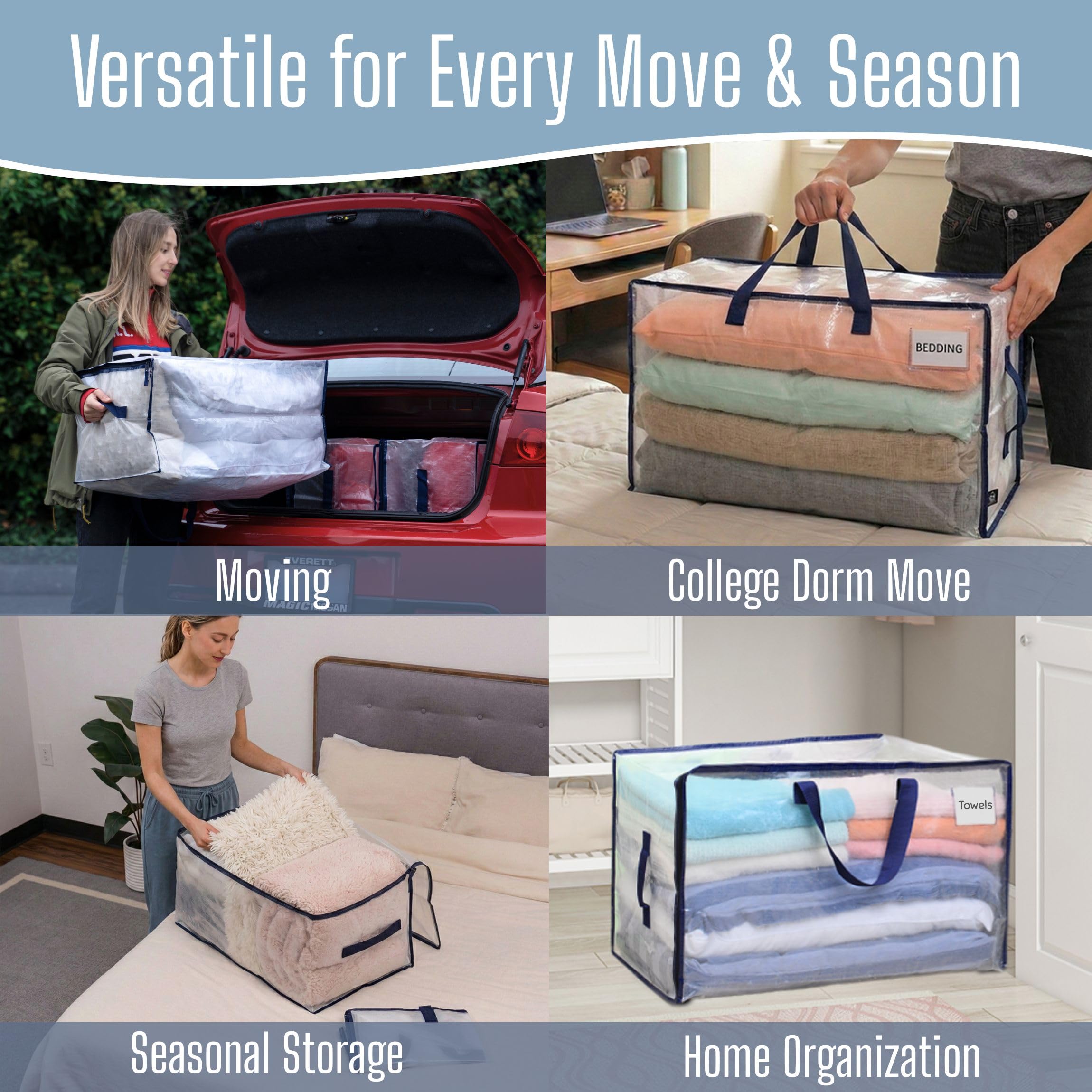 VENO transparent design helps identify contents at a glance.