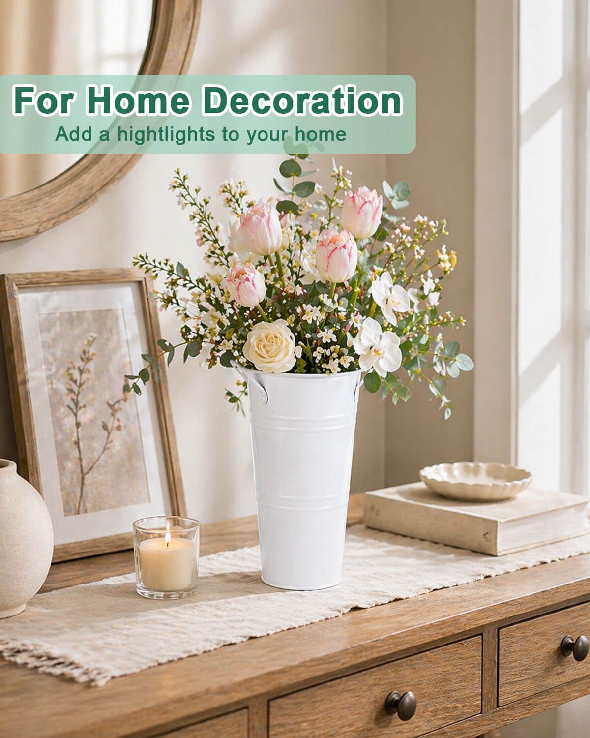 Vensovo stackable decor storage ideas to save space between events.
