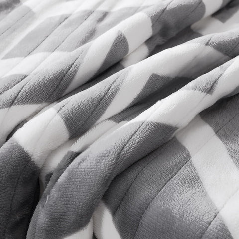 Ventimi soft flannel and Sherpa fabric close-up for plush warmth