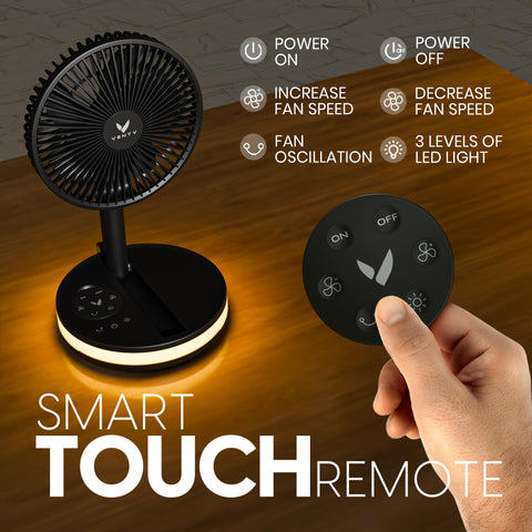 Venty 16000mAh battery powers up to 48 hours of cooling.
