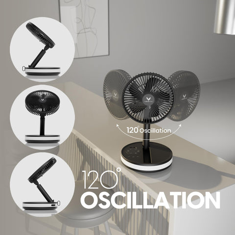 Venty LED lighting with three levels creates ambient room mood.