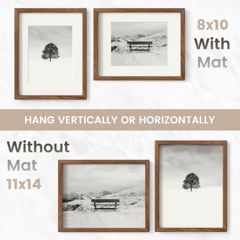 Venusmiles frame supports portrait and landscape setups for flexible decor